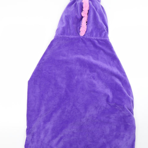 TU Girls Purple  Polyester  Gown One Size   - Cape