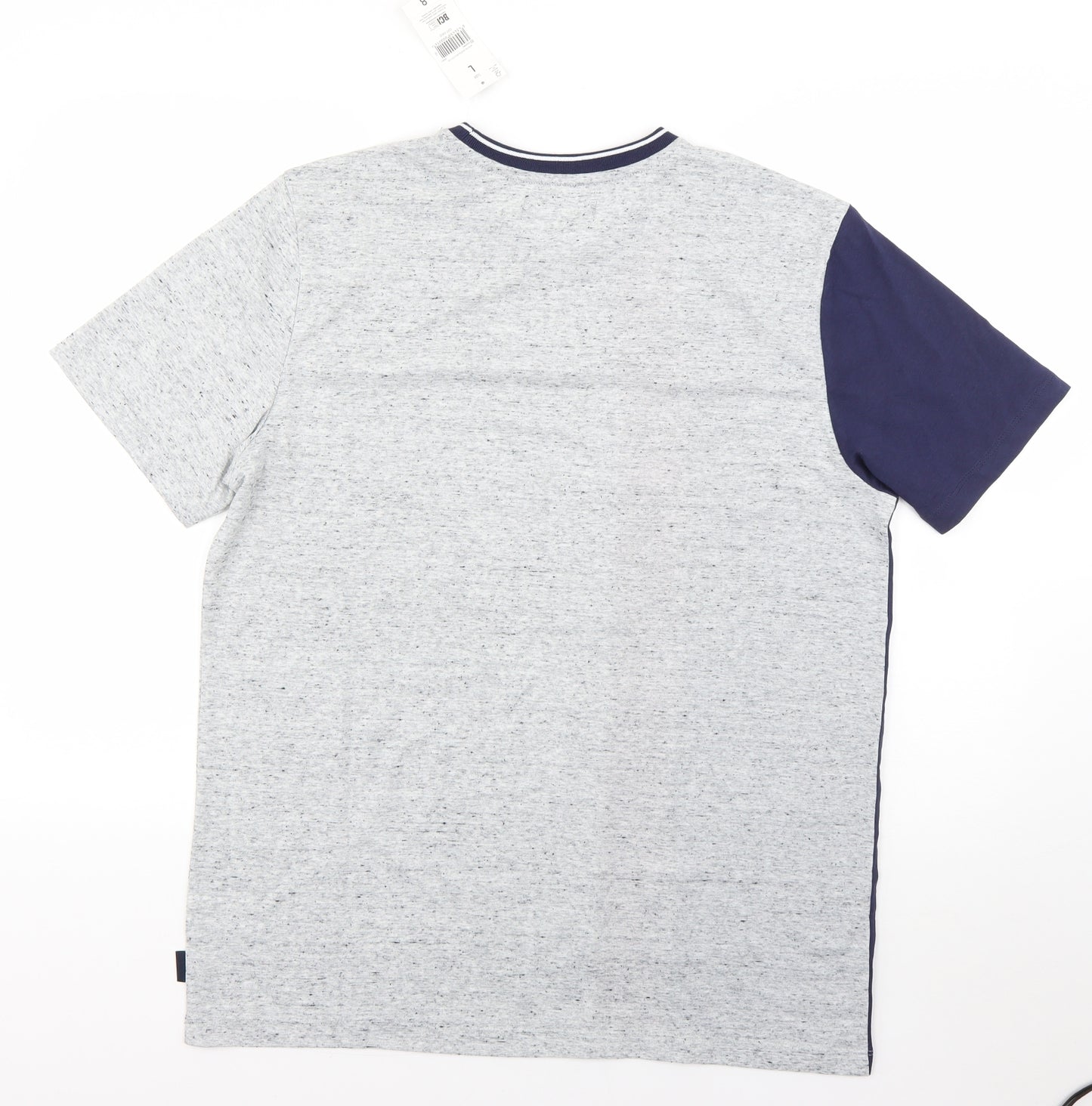 Easy Mens Multicoloured  Cotton  T-Shirt Size L Round Neck