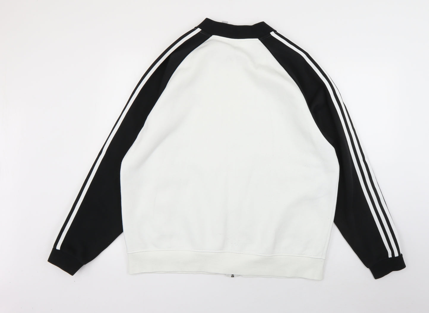 adidas Mens Multicoloured  Cotton Full Zip Sweatshirt Size L