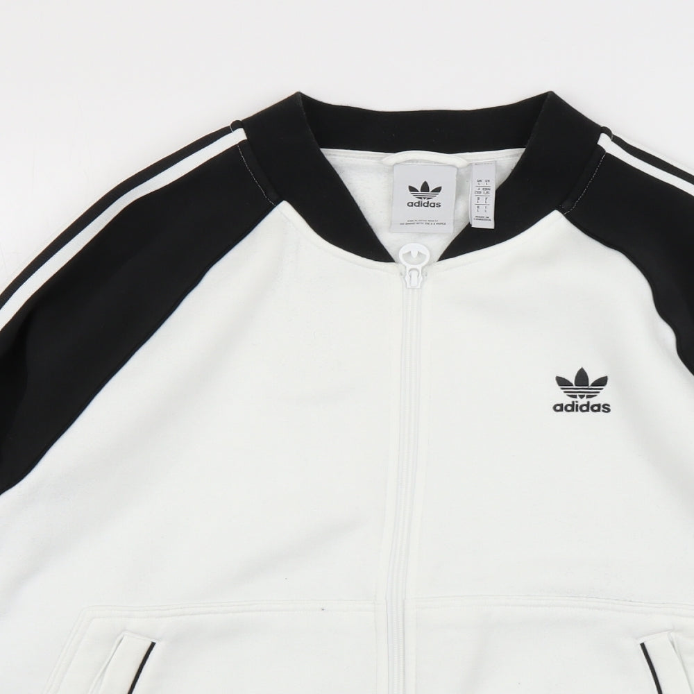adidas Mens Multicoloured  Cotton Full Zip Sweatshirt Size L