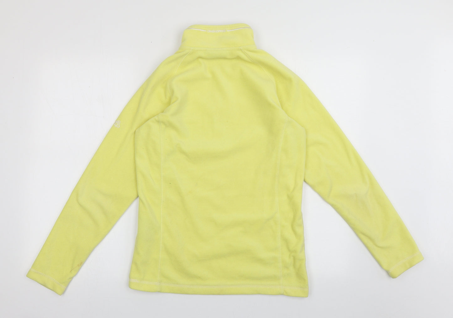 Craghoppers Womens Yellow  Polyester Pullover Sweatshirt Size 8  Zip