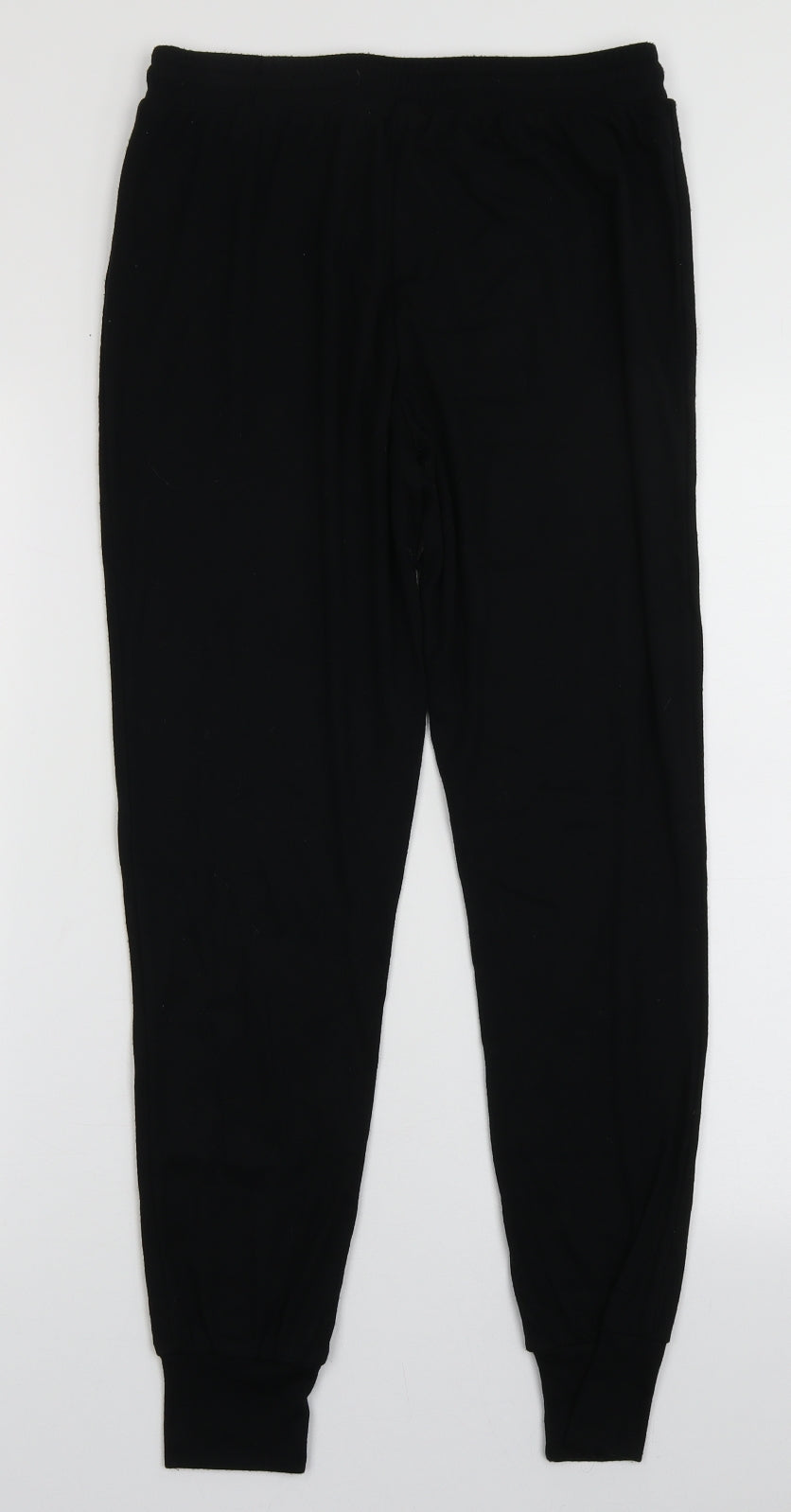 New Look Womens Black  Polyester  Pyjama Pants Size 10  Tie - J'adore