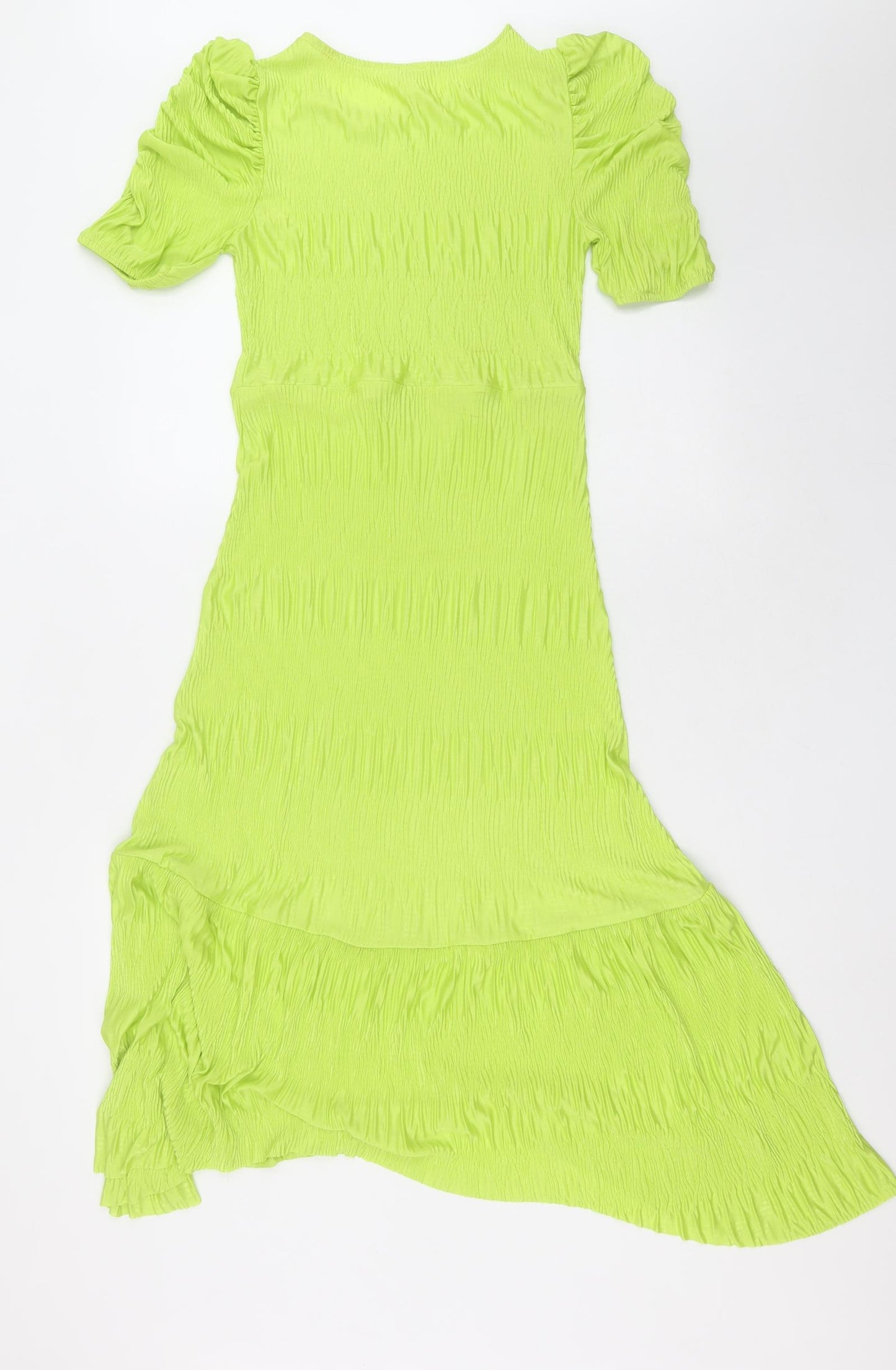 River Island Womens Green  Polyester A-Line  Size 8  Crew Neck Pullover