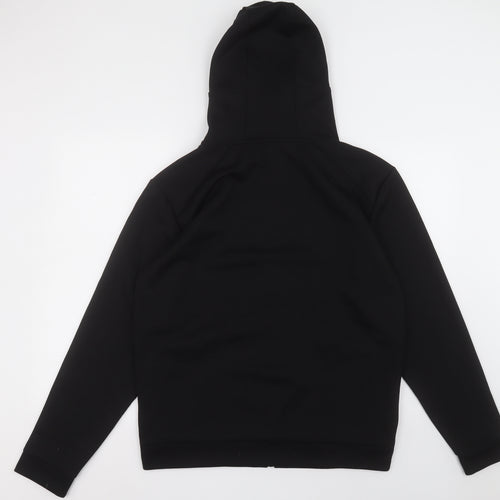 Dunnes Stores Mens Black  Polyester Full Zip Hoodie Size M