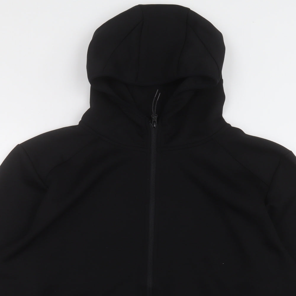 Dunnes Stores Mens Black  Polyester Full Zip Hoodie Size M