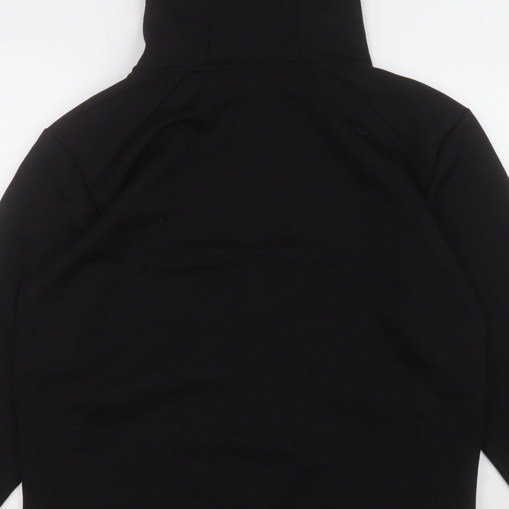 Dunnes Stores Mens Black  Polyester Full Zip Hoodie Size M