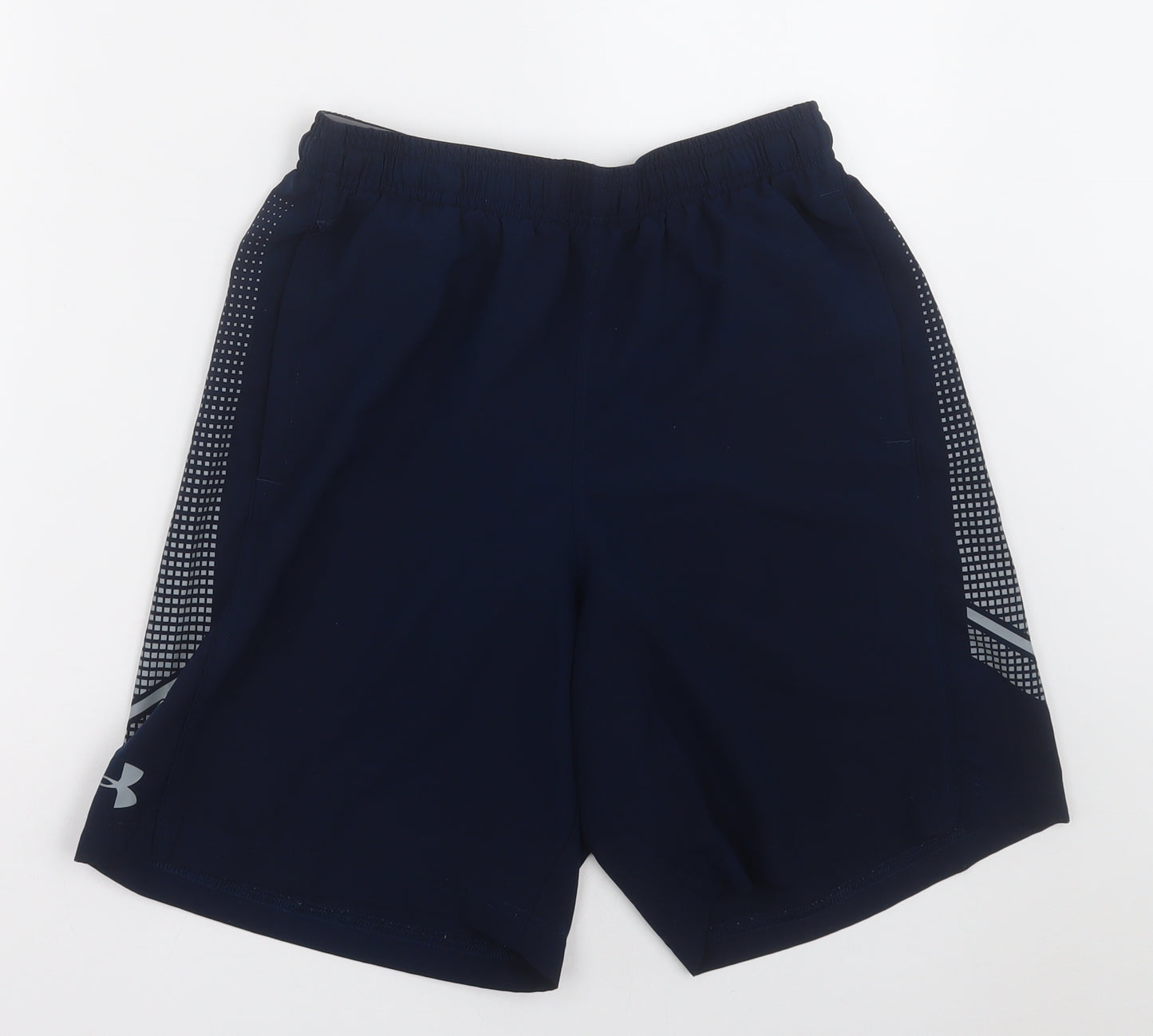 Under armour Mens Black  Polyester Sweat Shorts Size M L6 in Regular Tie