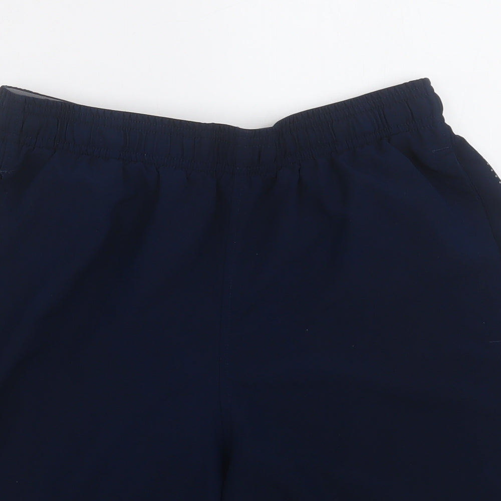 Under armour Mens Black  Polyester Sweat Shorts Size M L6 in Regular Tie
