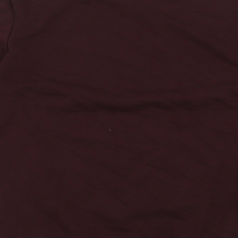 F&F Mens Purple  Cotton Pullover Sweatshirt Size M