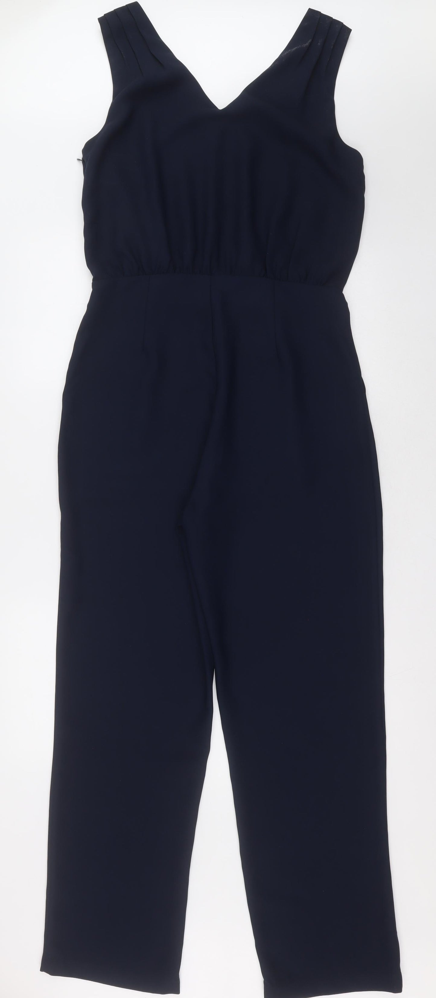 yaz Womens Blue  Polyester Jumpsuit One-Piece Size 12  Zip