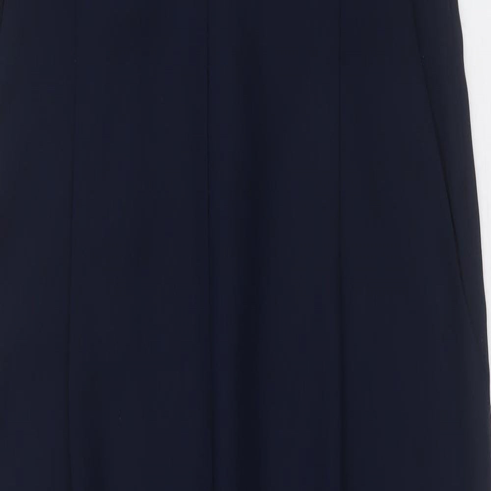 yaz Womens Blue  Polyester Jumpsuit One-Piece Size 12  Zip