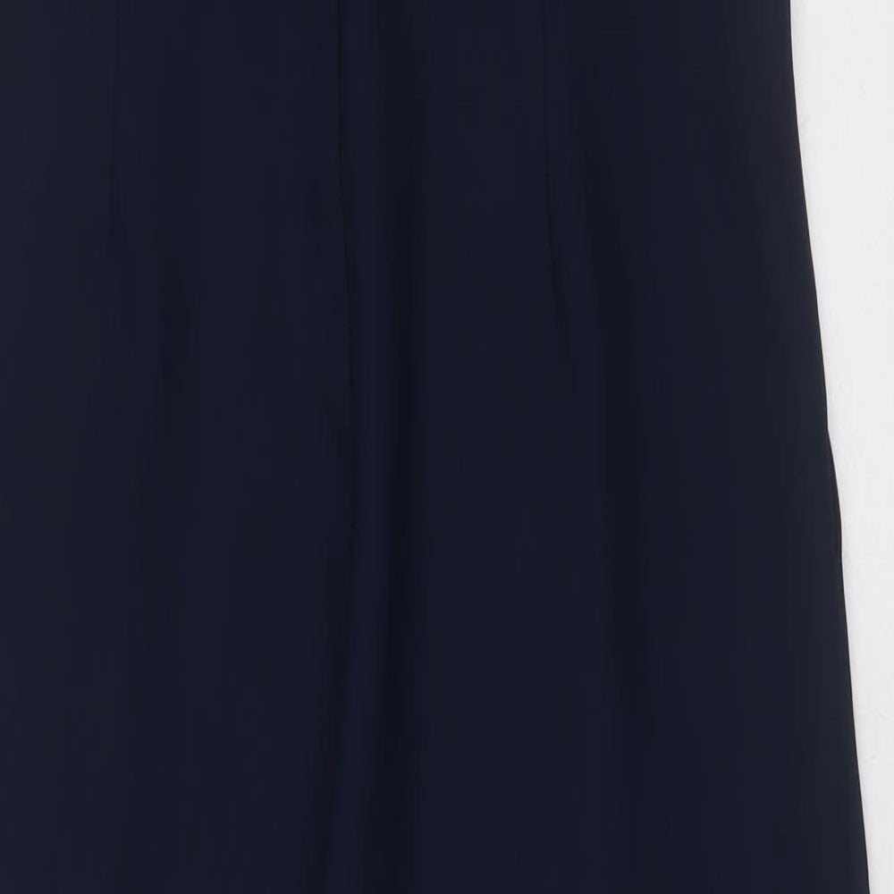 yaz Womens Blue  Polyester Jumpsuit One-Piece Size 12  Zip