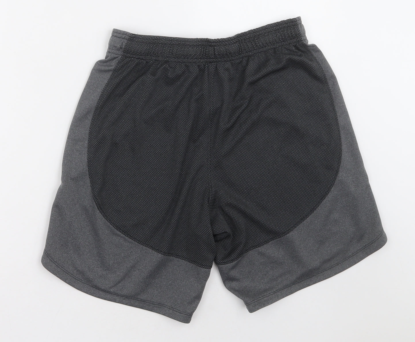 Under armour Mens Grey  Polyester Sweat Shorts Size M L8 in Regular Tie