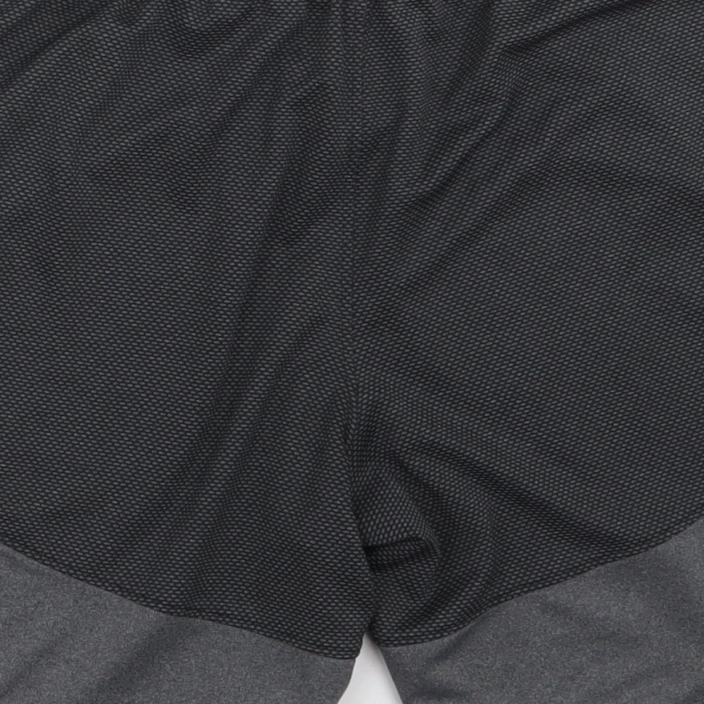 Under armour Mens Grey  Polyester Sweat Shorts Size M L8 in Regular Tie
