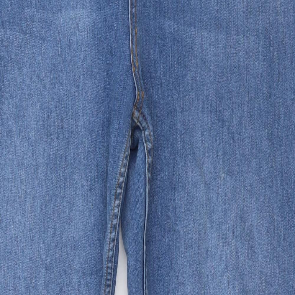 Gallery  Womens Blue  Cotton Flared Jeans Size 16 L33 in Regular Button