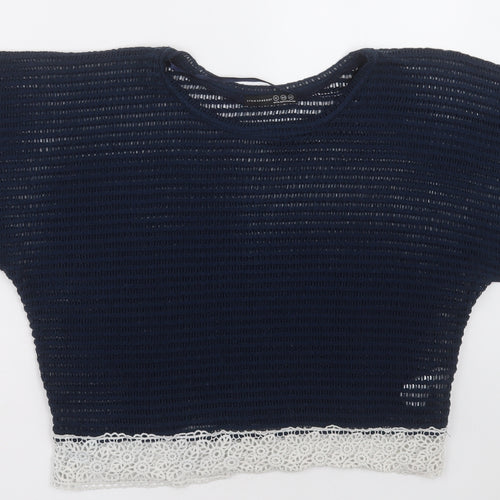 Primark Womens Blue  Polyester Pullover Sweatshirt Size 12  Pullover