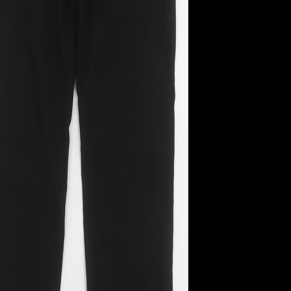 NEXT Mens Black  Polyester Trousers  Size 30 L31 in Regular Button