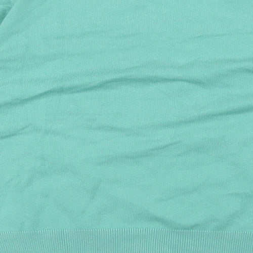 paramour Womens Green V-Neck  Viscose Cardigan Jumper Size XL