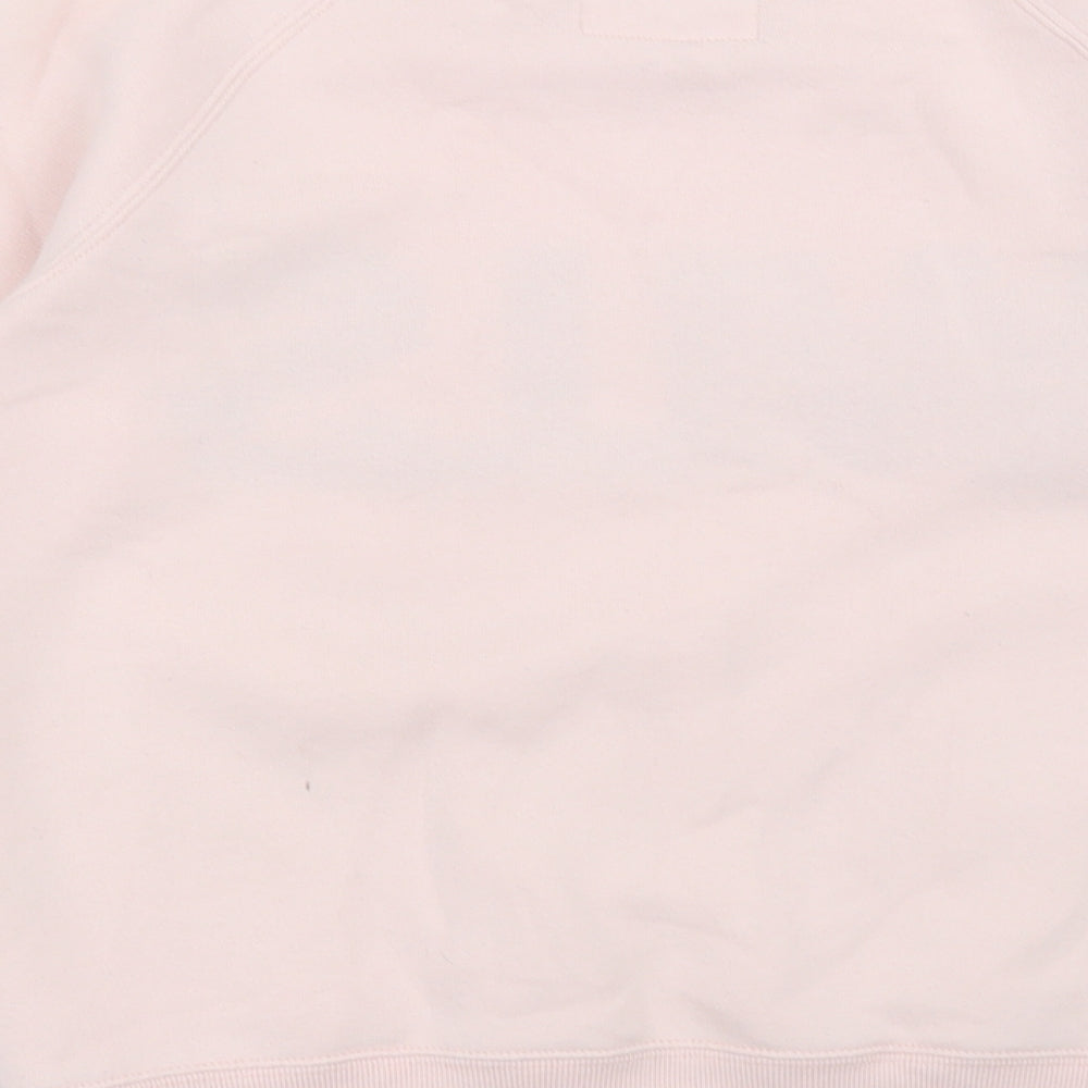 Jack Wills Womens Pink Crew Neck  Cotton Pullover Jumper Size 8