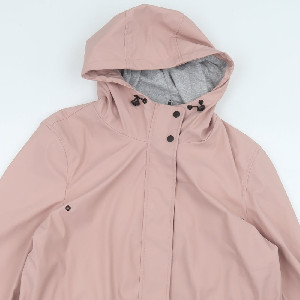 Peacocks Womens Pink   Windbreaker Jacket Size 16  Zip