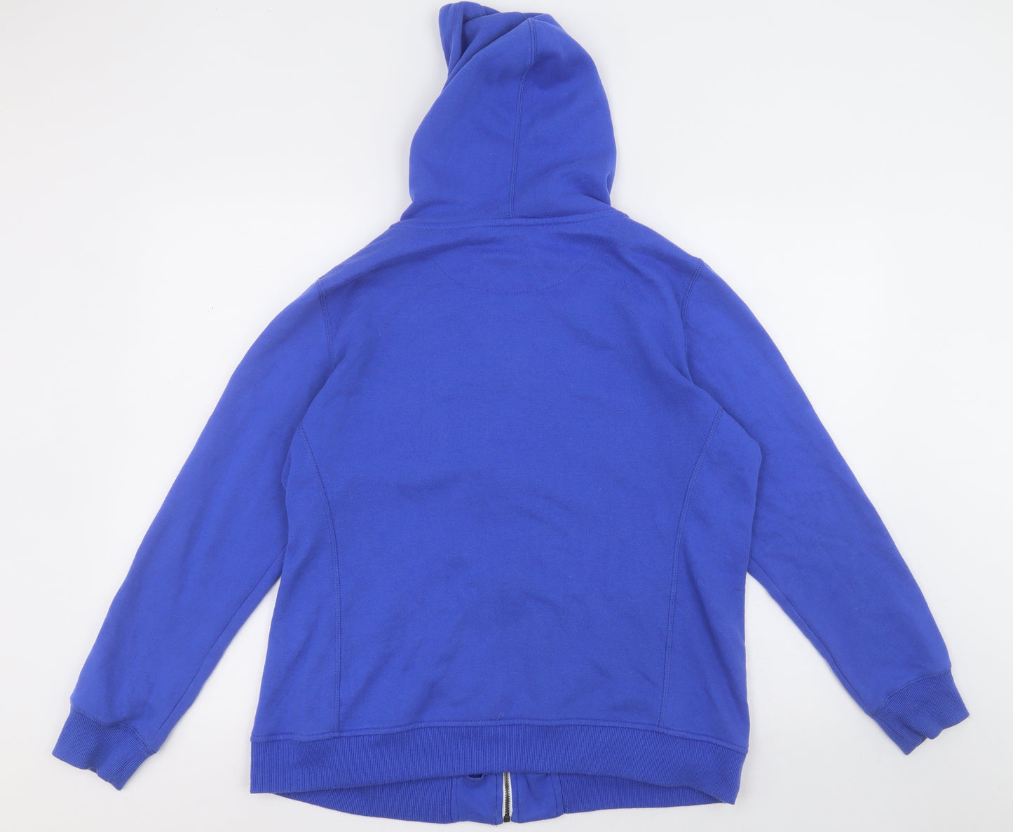 Dunnes Stores Mens Blue  Polyester Full Zip Hoodie Size L