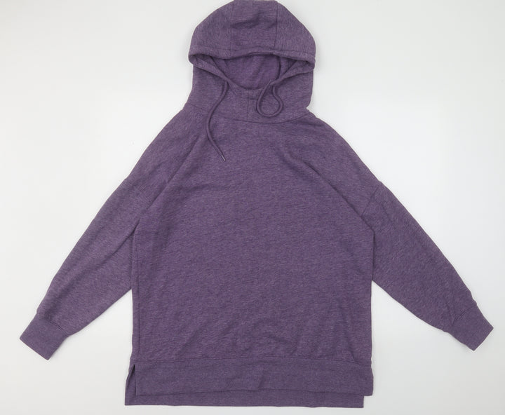 Dunnes Stores Womens Purple Polyester Pullover Hoodie Size S Pullover