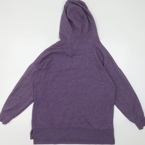 Dunnes Stores Womens Purple  Polyester Pullover Hoodie Size S  Pullover
