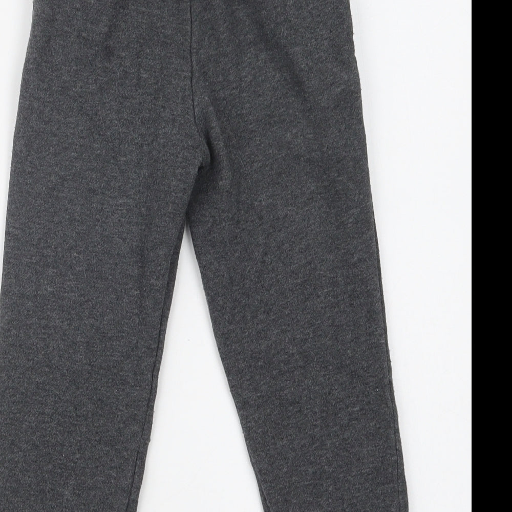 Primark Boys Grey  Cotton Jogger Trousers Size 4-5 Years  Regular Drawstring - Spider-Man