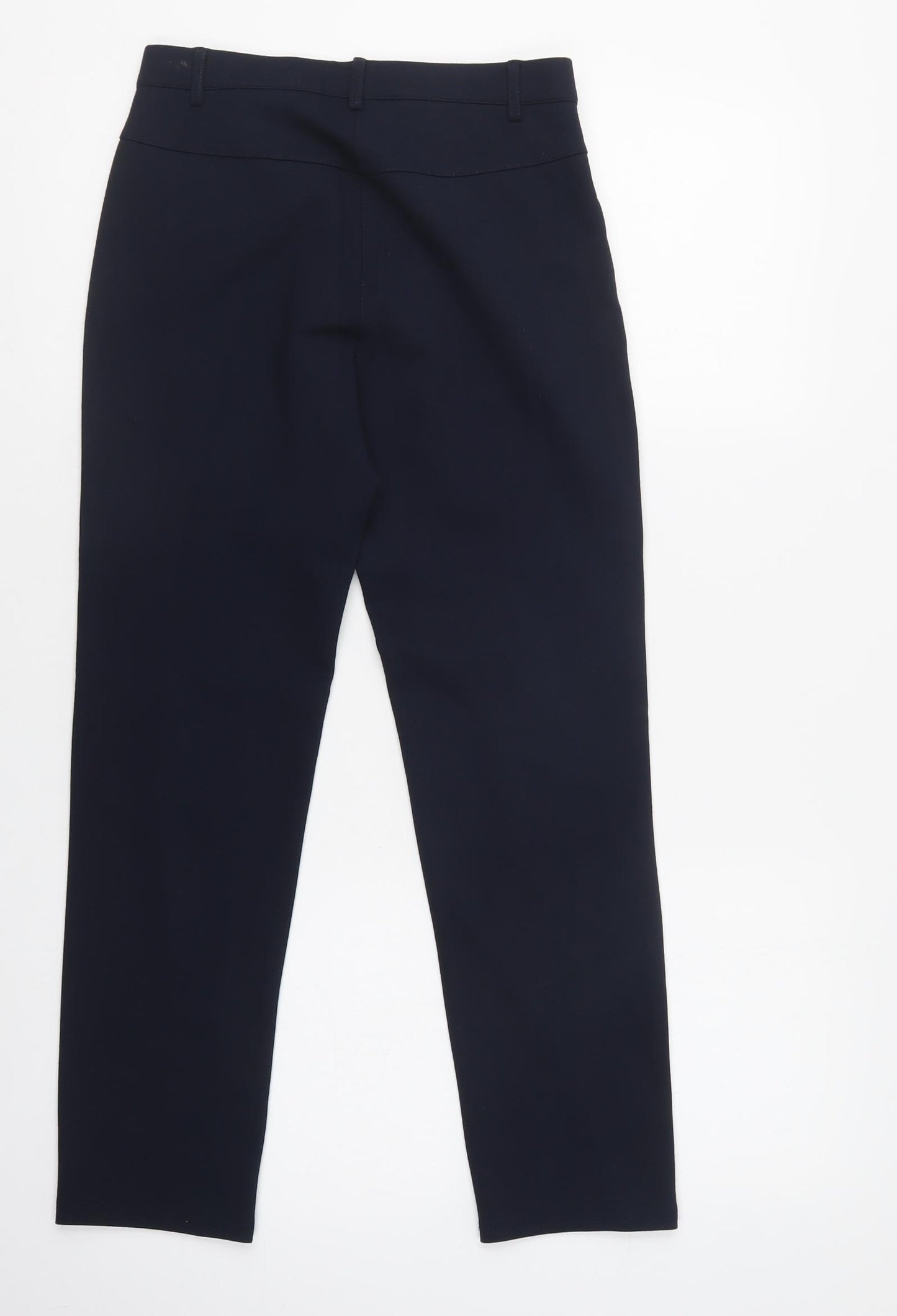 Brandtex Womens Blue  Viscose Jegging Trousers Size S L25 in Regular Button