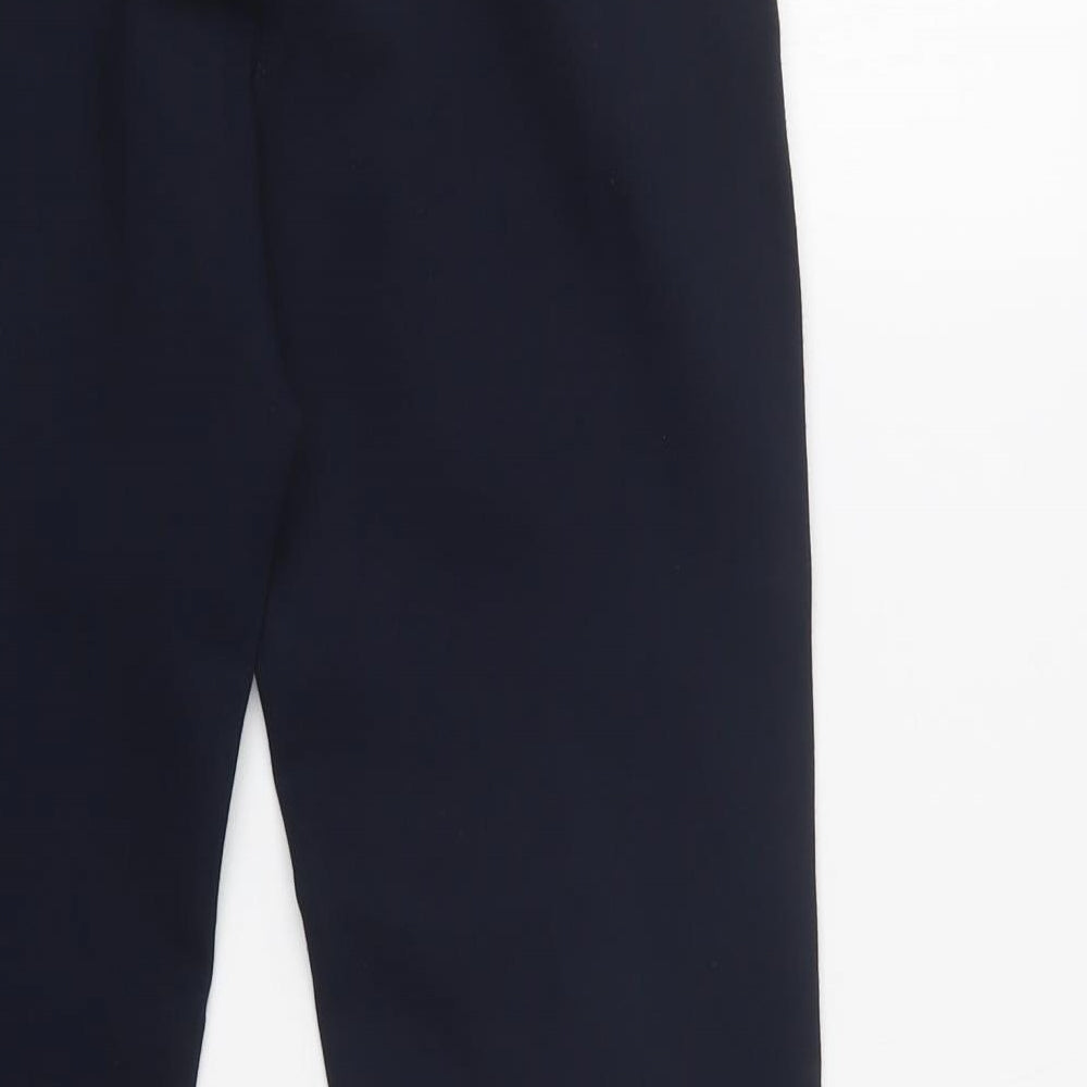 Brandtex Womens Blue  Viscose Jegging Trousers Size S L25 in Regular Button