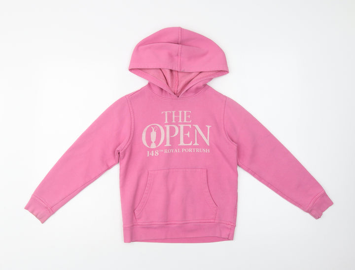 Garb Girls Pink  Cotton Pullover Hoodie Size 5-6 Years