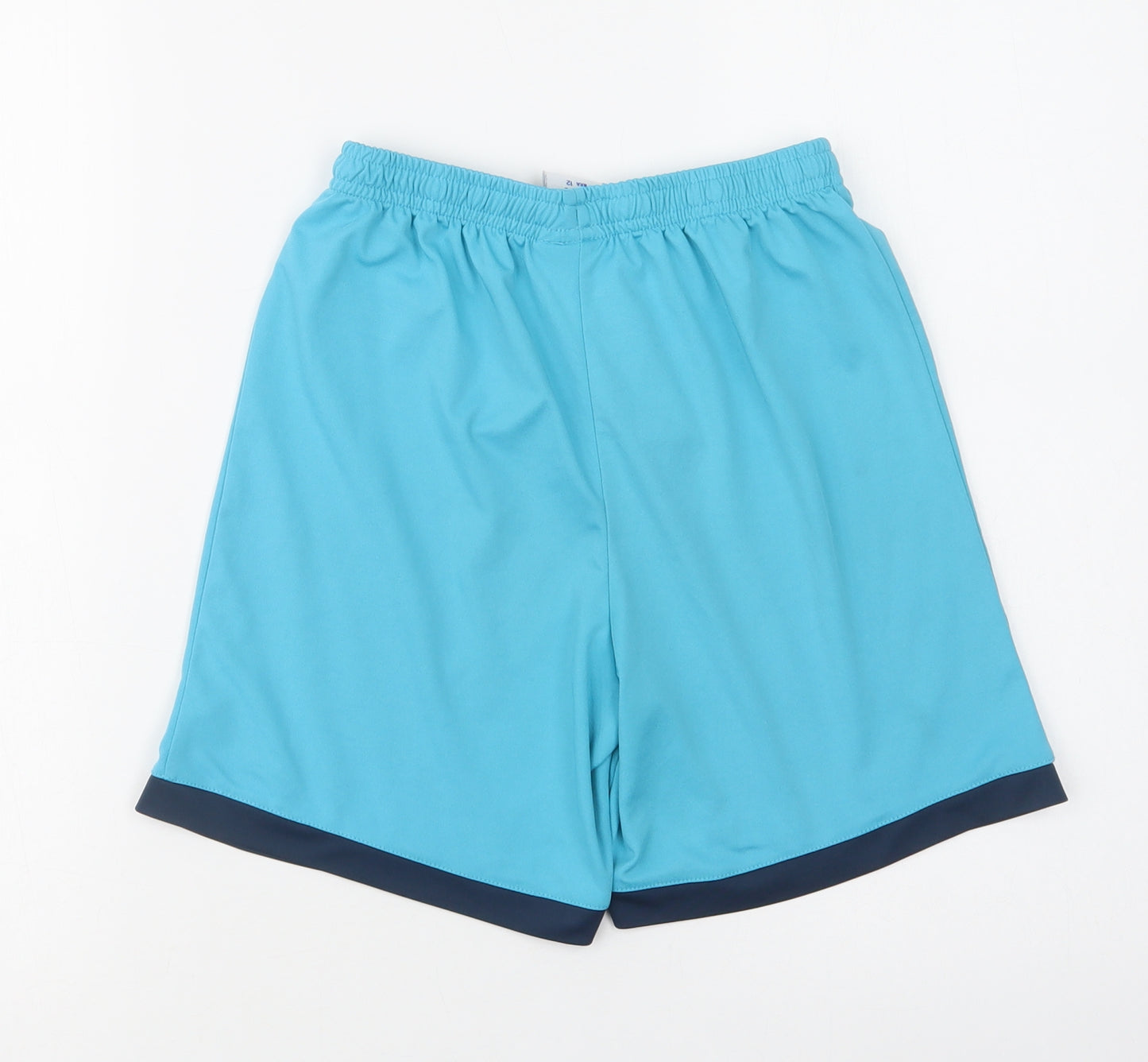 Joma Girls Blue  Polyester Sweat Shorts Size 12 Years  Regular Drawstring