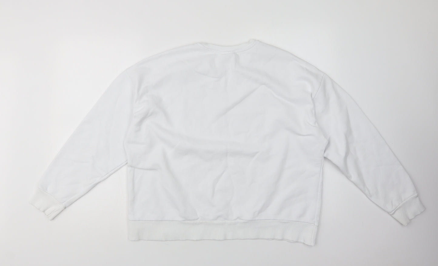Primark Womens White  Cotton Pullover Sweatshirt Size 16   - Mickey Mouse