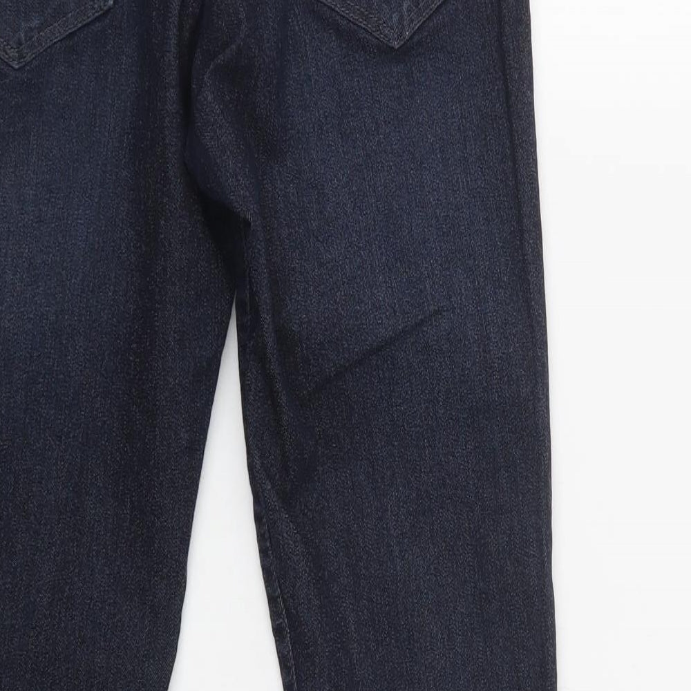 NEXT Womens Blue  Cotton Jegging Jeans Size 14 L30 in Regular Button