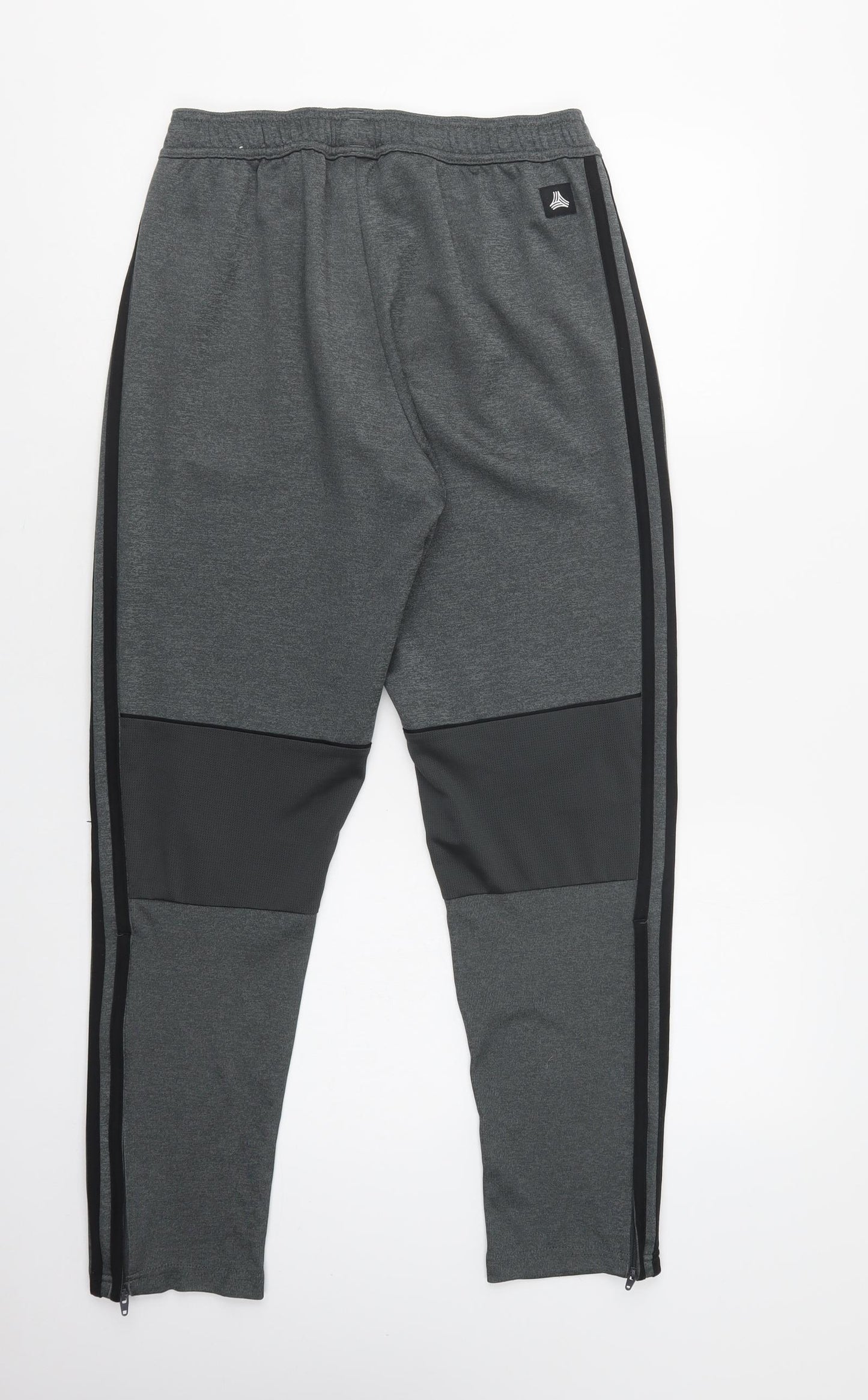 adidas Boys Grey  Polyester Jogger Trousers Size 14-15 Years  Regular