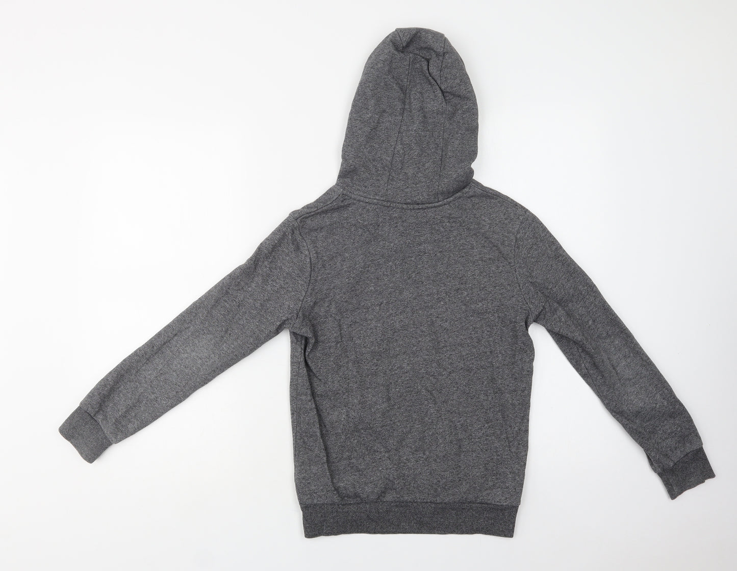 M&S Boys Grey  Cotton Pullover Hoodie Size 10-11 Years
