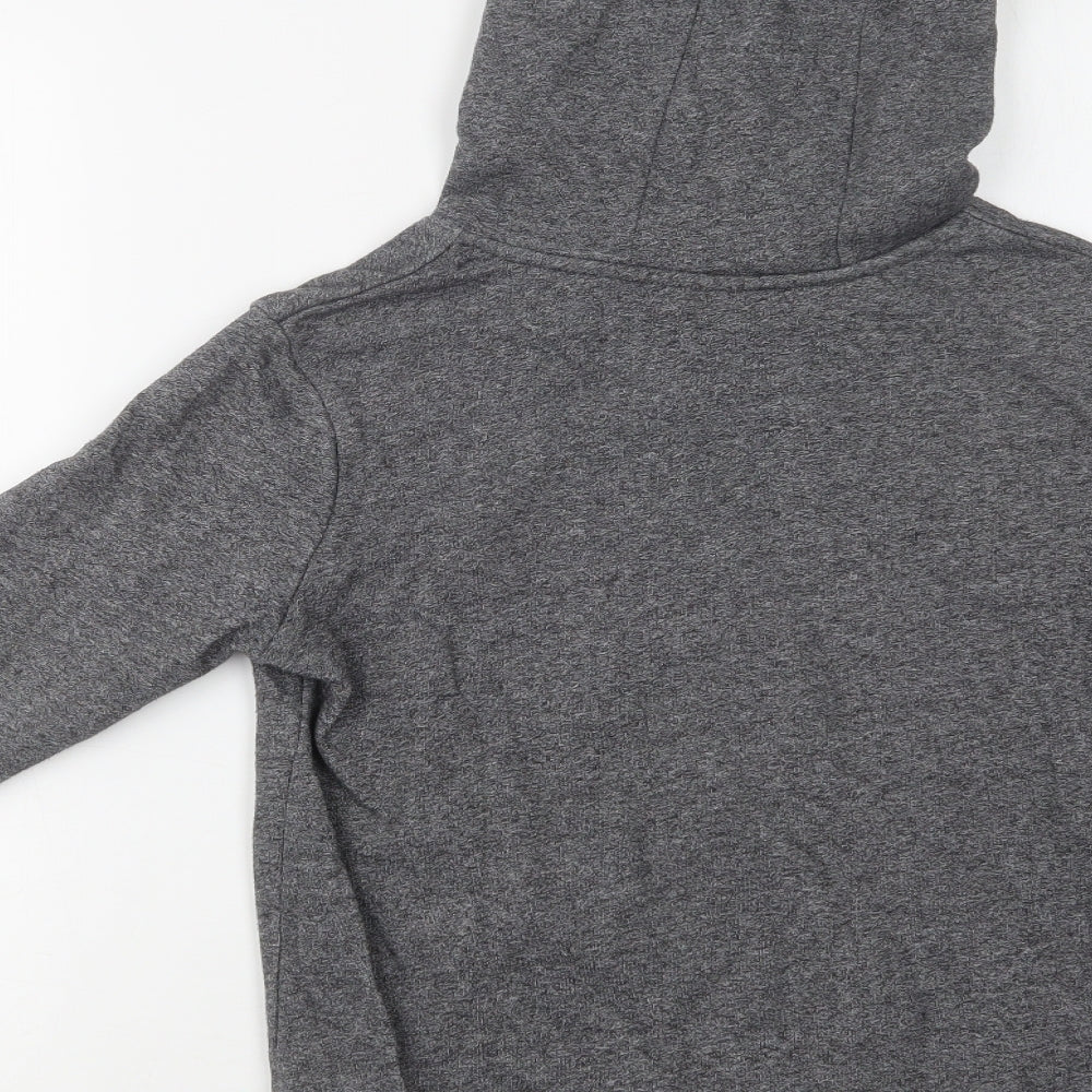 M&S Boys Grey  Cotton Pullover Hoodie Size 10-11 Years