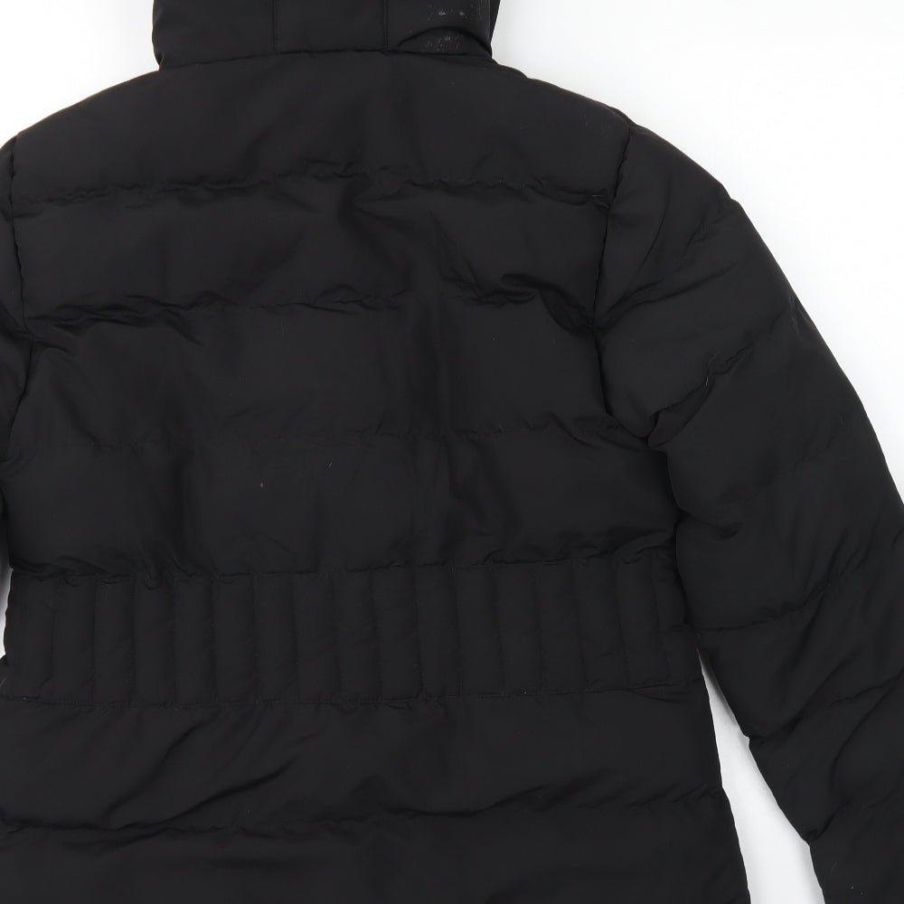 LA Gear Womens Black   Rain Coat Coat Size 12  Zip