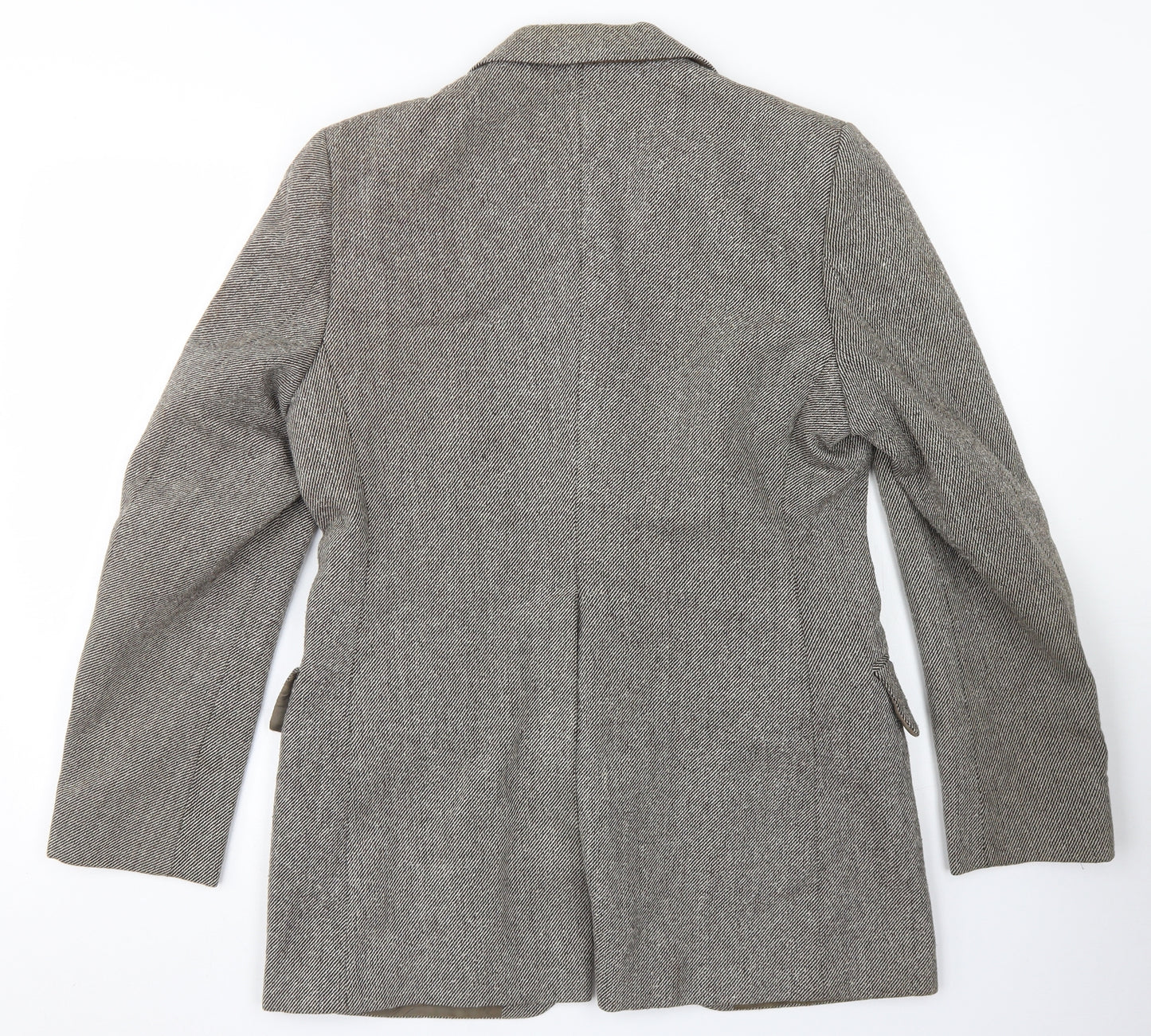 Spector Mens Brown Herringbone Cotton Jacket Blazer Size 34