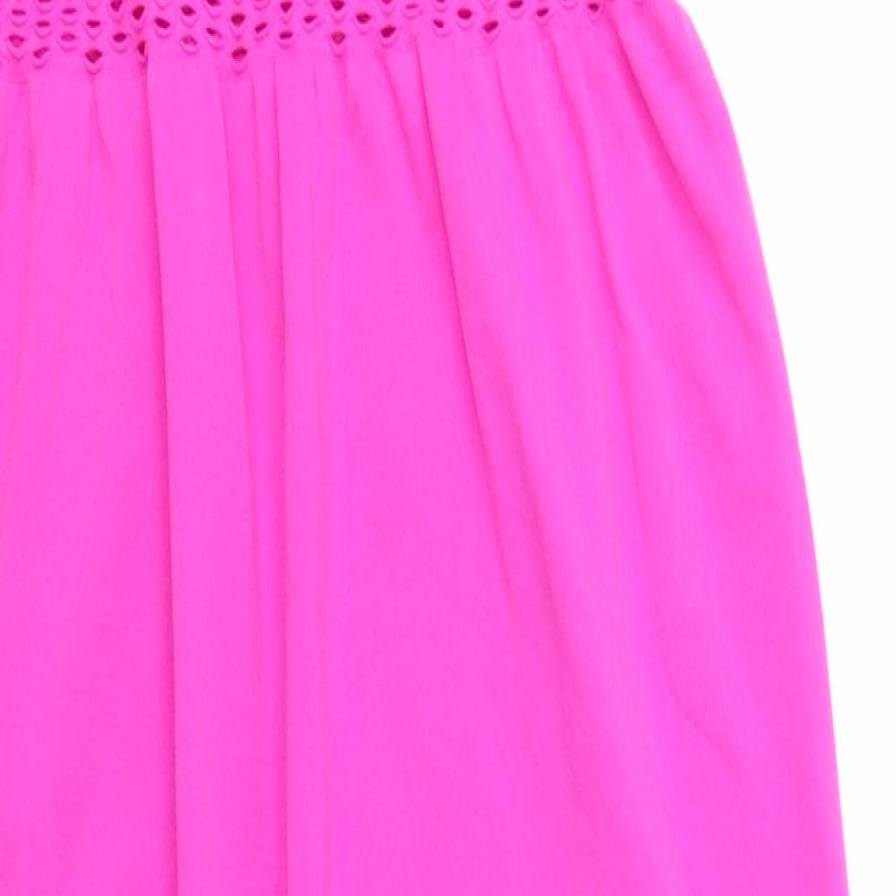 Ocean Club Womens Pink  Polyamide Bodycon  Size S  Round Neck