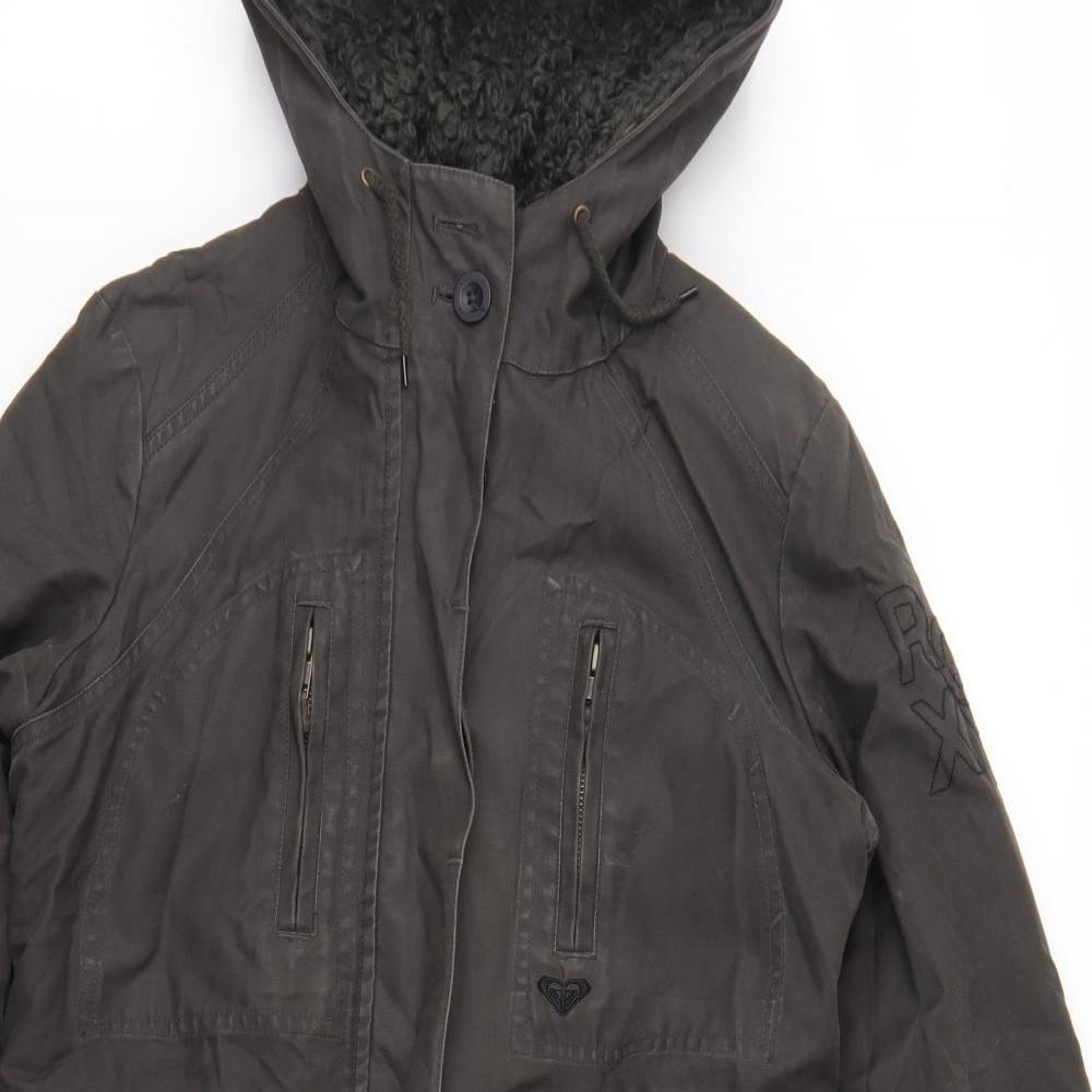 Rocy Womens Grey   Overcoat Coat Size S  Button
