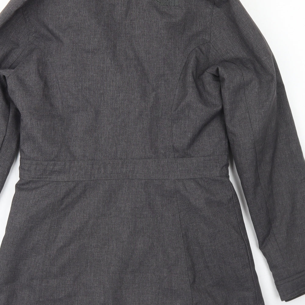 The North Face Womens Grey   Parka Coat Size S  Zip