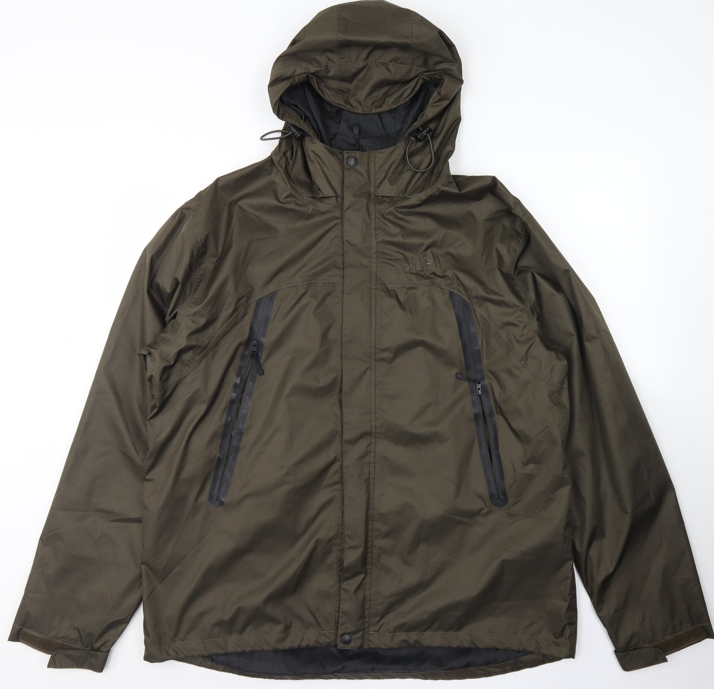 Gelert Mens Green   Rain Coat Jacket Size XL  Zip