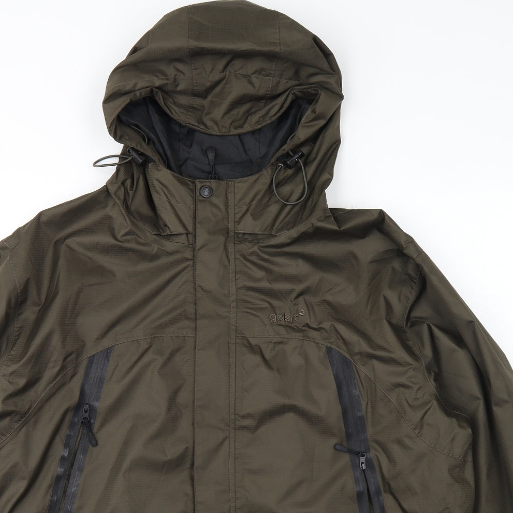 Gelert Mens Green   Rain Coat Jacket Size XL  Zip