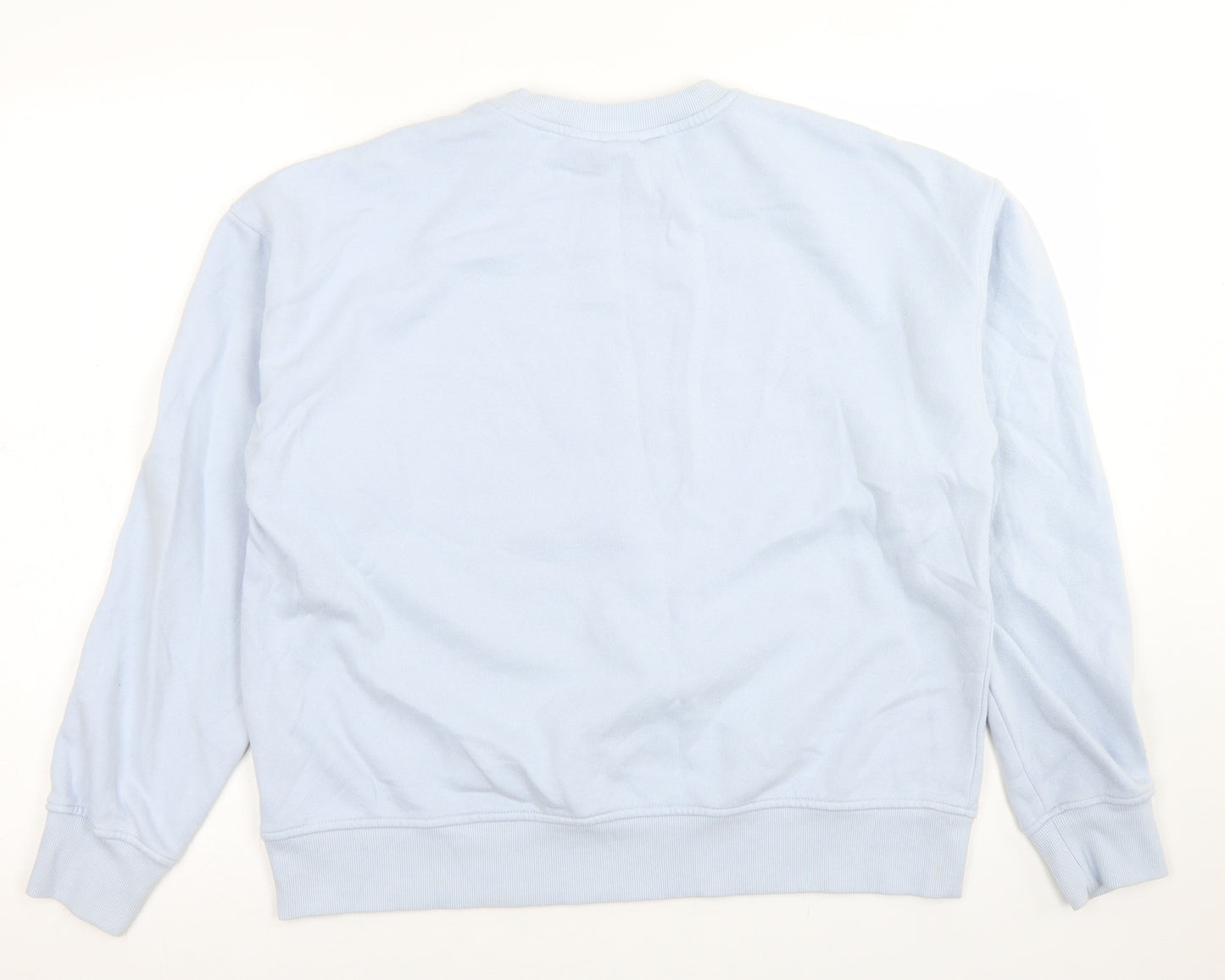 Primark Womens Blue  Cotton Pullover Sweatshirt Size S   - Disney Stitch