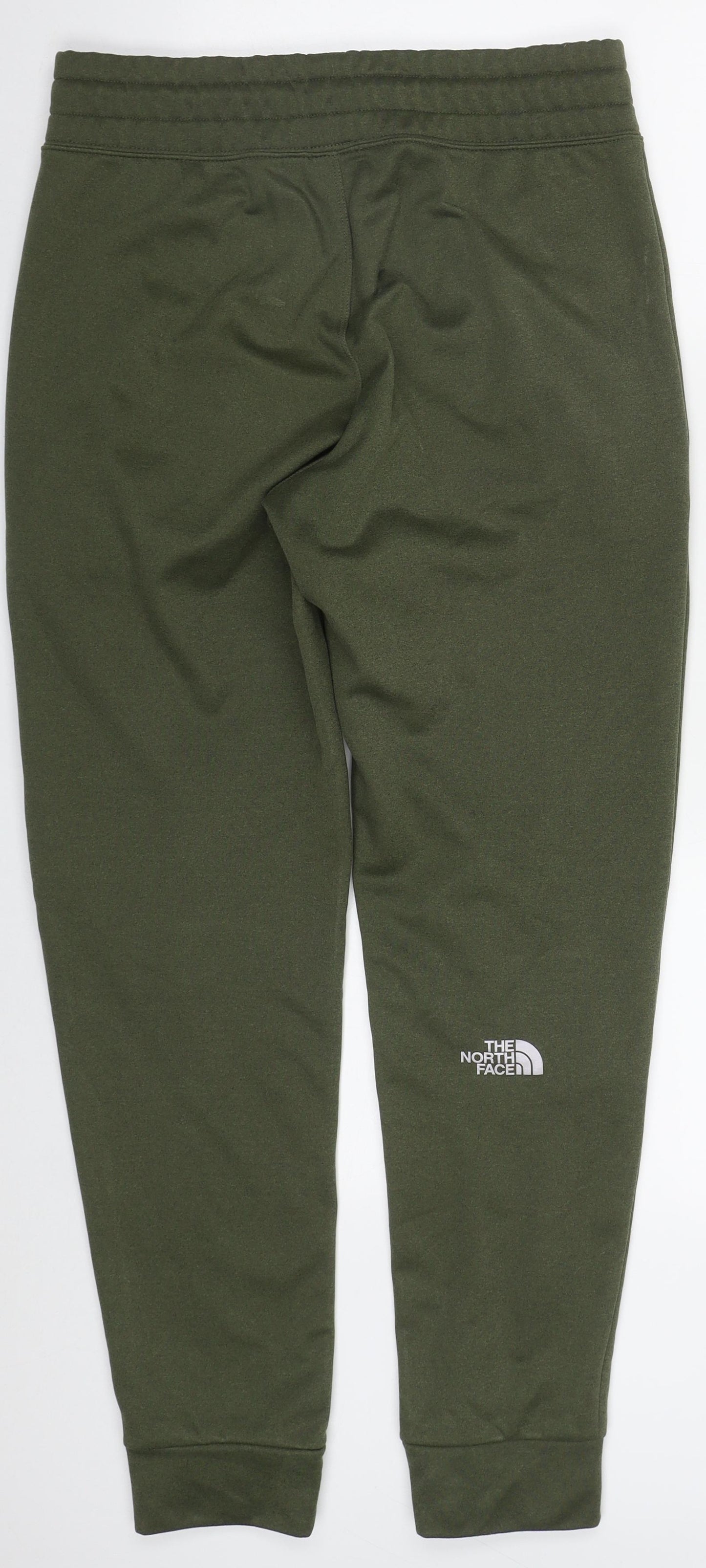 The North Face Mens Green  Polyester Sweatpants Trousers Size S L30 in Regular Drawstring