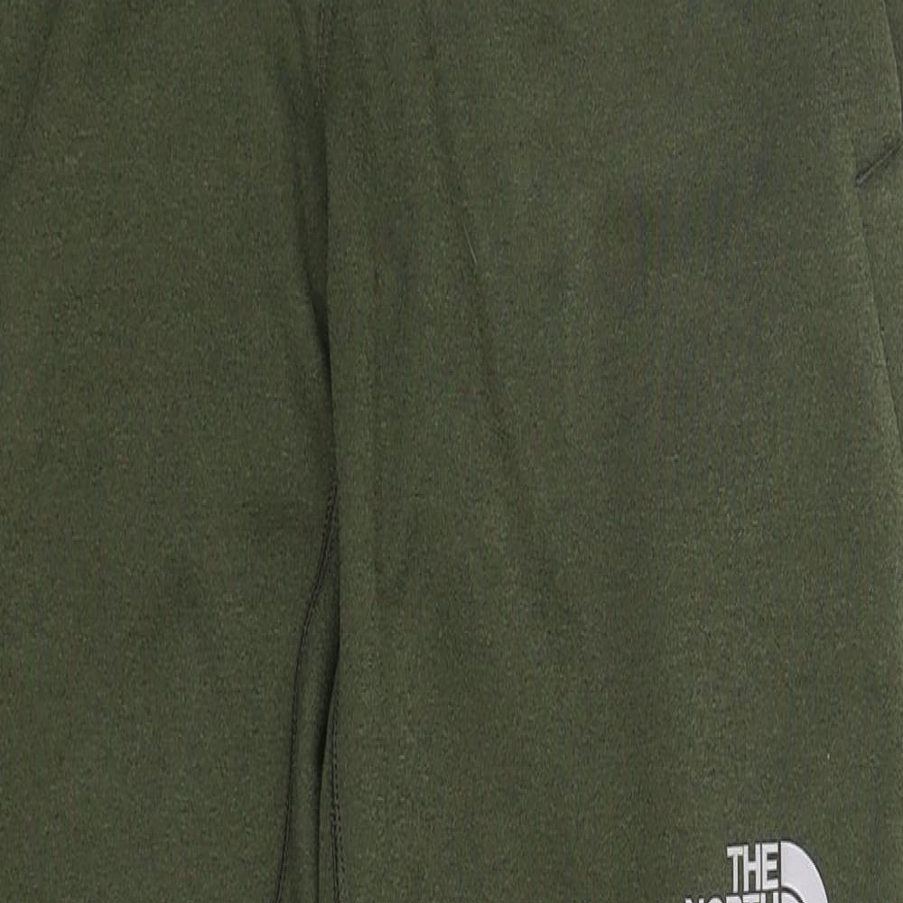 The North Face Mens Green  Polyester Sweatpants Trousers Size S L30 in Regular Drawstring