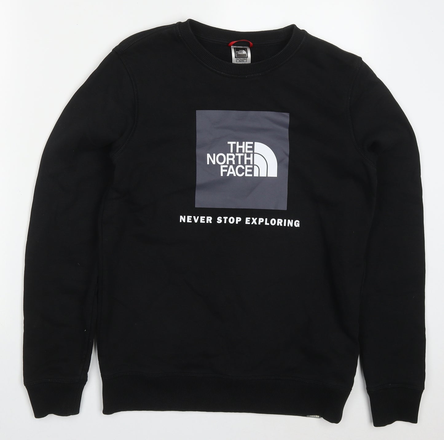 The North Face Boys Black  Cotton Pullover Sweatshirt Size XL  Pullover
