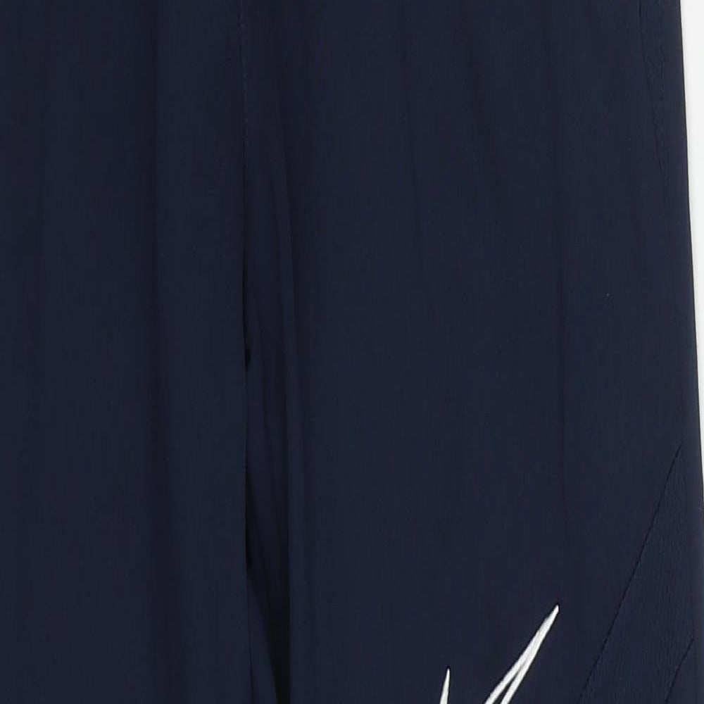 Nike Boys Blue  Polyester Sweatpants Trousers Size XL L27 in Regular