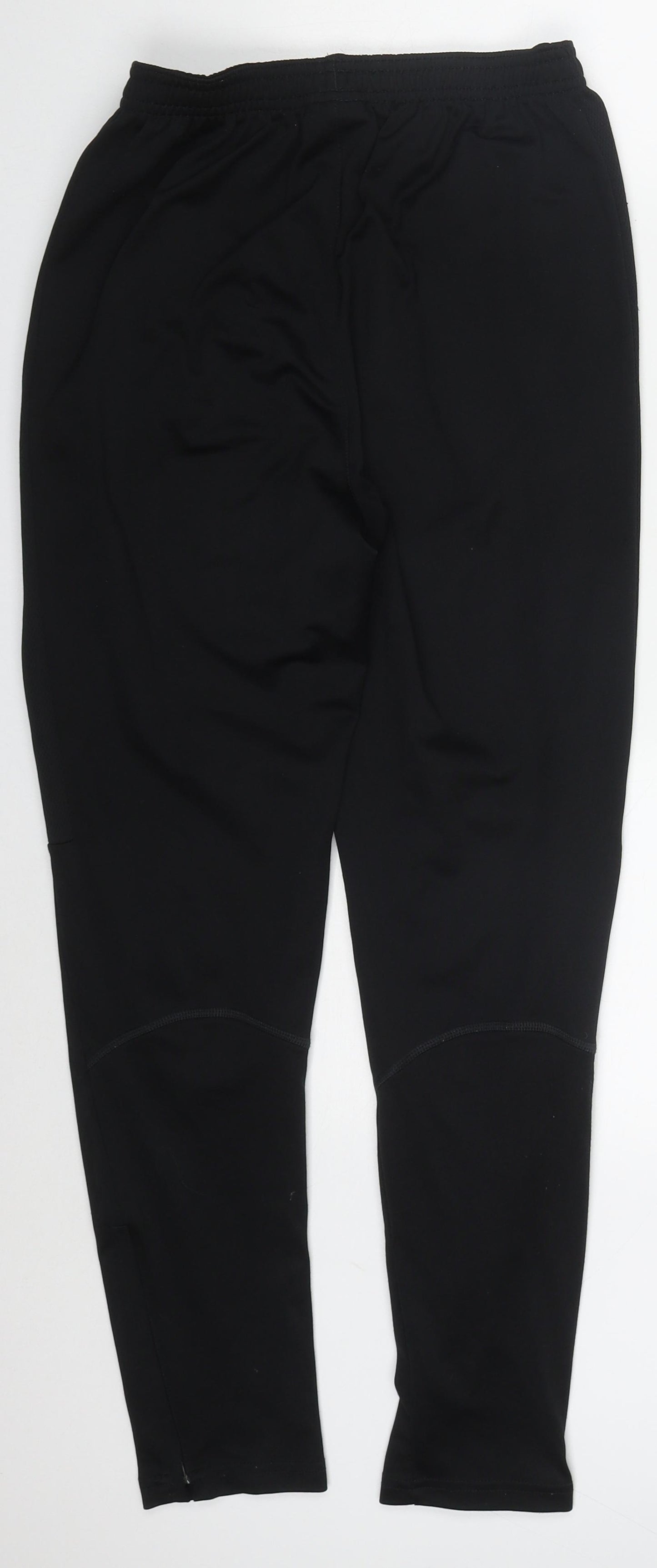 Nike Boys Black  Polyester Sweatpants Trousers Size XL L27 in Regular